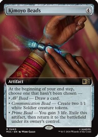 Image of Kimoyo Beads (Extended Art) (MSC-440) - Commander: Marvel Super Heroes Foil