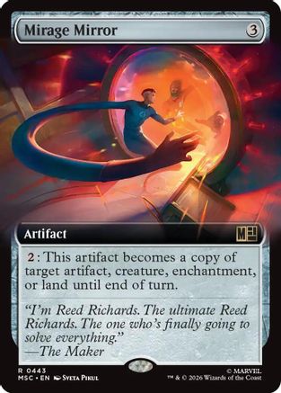 Image of Mirage Mirror (Extended Art) (MSC-443) - Commander: Marvel Super Heroes