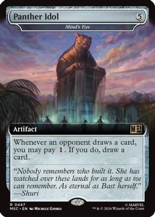 Image of Panther Idol - Mind's Eye (Extended Art) (MSC-447) - Commander: Marvel Super Heroes