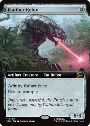 Image of Panther Robot (Extended Art) (MSC-448) - Commander: Marvel Super Heroes