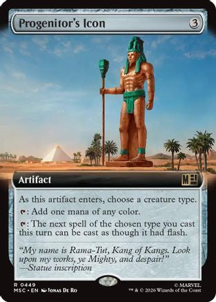 Image of Progenitor's Icon (Extended Art) (MSC-449) - Commander: Marvel Super Heroes