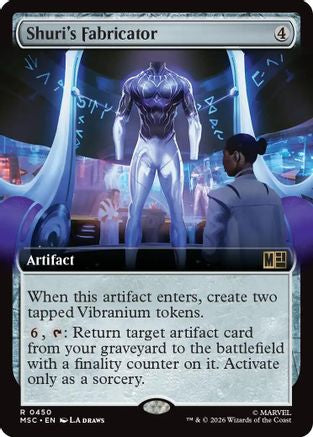 Image of Shuri's Fabricator (Extended Art) (MSC-450) - Commander: Marvel Super Heroes Foil