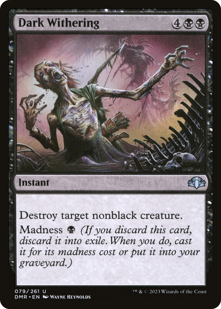 Image of Dark Withering (DMR-079) - Dominaria Remastered Foil