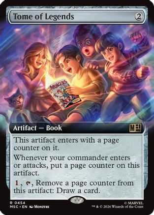 Image of Tome of Legends (Extended Art) (MSC-454) - Commander: Marvel Super Heroes