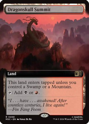 Image of Dragonskull Summit (Extended Art) (MSC-468) - Commander: Marvel Super Heroes