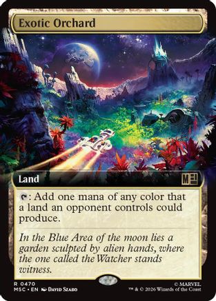 Image of Exotic Orchard (Extended Art) (MSC-470) - Commander: Marvel Super Heroes
