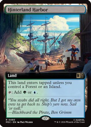 Image of Hinterland Harbor (Extended Art) (MSC-480) - Commander: Marvel Super Heroes