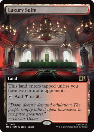 Image of Luxury Suite (Extended Art) (MSC-482) - Commander: Marvel Super Heroes