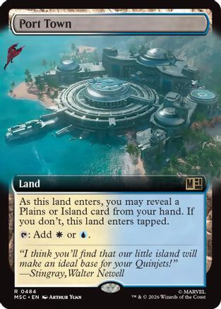 Image of Port Town (Extended Art) (MSC-484) - Commander: Marvel Super Heroes