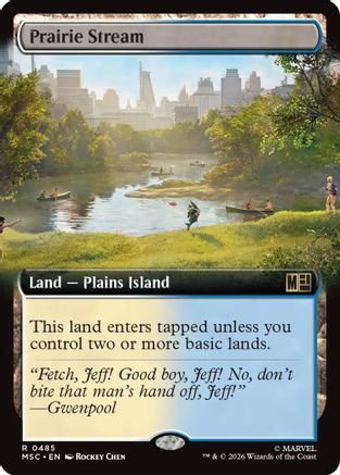 Image of Prairie Stream (Extended Art) (MSC-485) - Commander: Marvel Super Heroes Foil