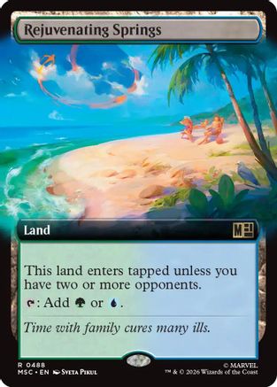 Image of Rejuvenating Springs (Extended Art) (MSC-488) - Commander: Marvel Super Heroes