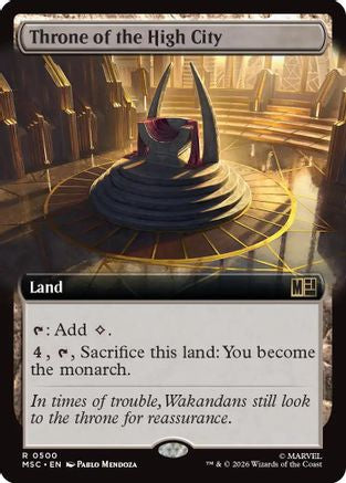 Image of Throne of the High City (Extended Art) (MSC-500) - Commander: Marvel Super Heroes