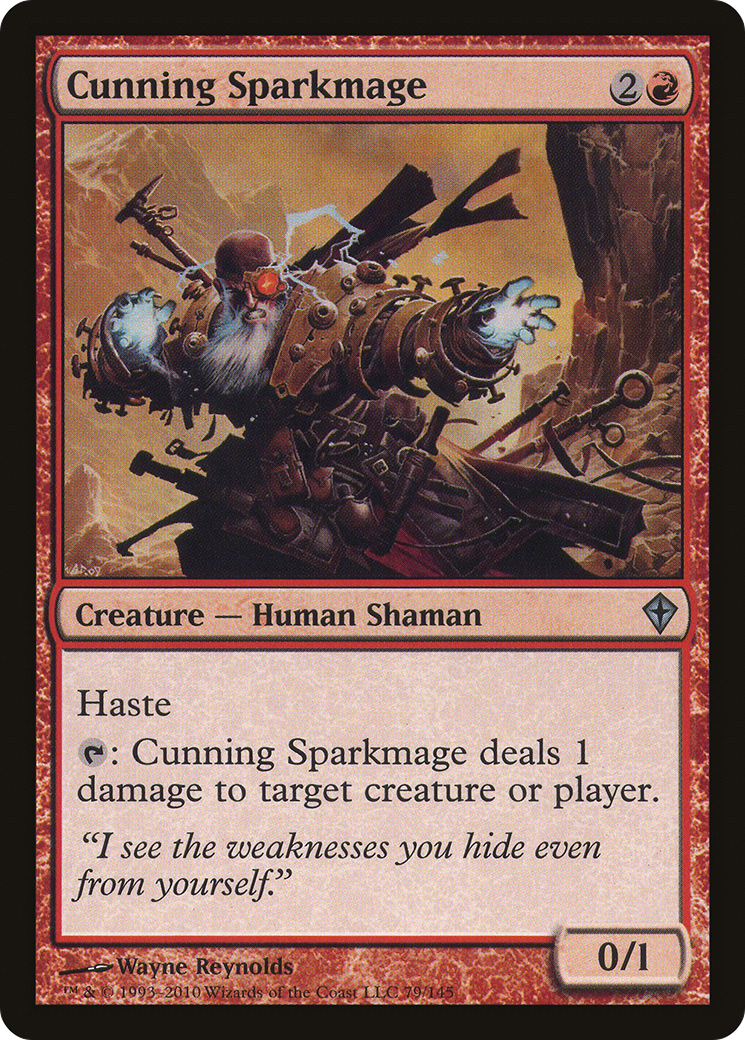 Image of Cunning Sparkmage (WWK-079) - Worldwake