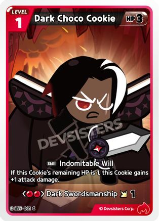 Image of Dark Choco Cookie (001) (BS5-001) - Arena of Glory
