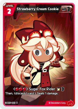 Image of Strawberry Cream Cookie (BS5-003) - Arena of Glory