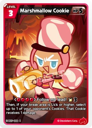 Image of Marshmallow Cookie (BS5-006) - Arena of Glory