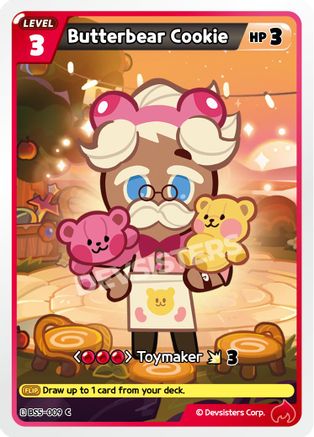 Image of Butterbear Cookie (BS5-009) - Arena of Glory