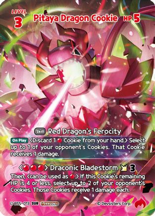 Image of Pitaya Dragon Cookie (SUR) (BS5-013) - Arena of Glory Foil