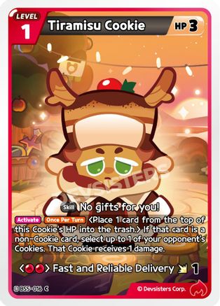 Image of Tiramisu Cookie (BS5-016) - Arena of Glory