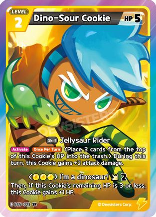 Image of Dino-Sour Cookie (BS5-023) - Arena of Glory Foil