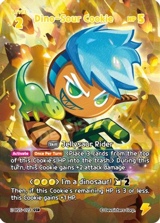 Image of Dino-Sour Cookie (SSR) (BS5-023) - Arena of Glory Foil