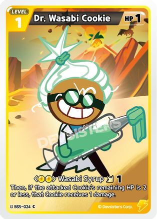 Image of Dr. Wasabi Cookie (024) (BS5-024) - Arena of Glory