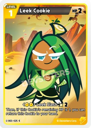 Image of Leek Cookie (025) (BS5-025) - Arena of Glory