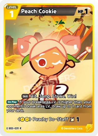 Image of Peach Cookie (BS5-031) - Arena of Glory