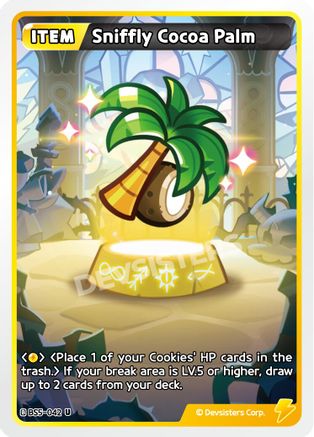 Image of Sniffly Cocoa Palm (BS5-042) - Arena of Glory