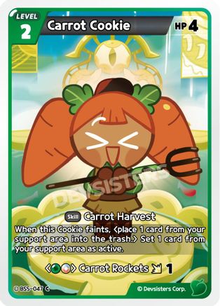 Image of Carrot Cookie (BS5-047) - Arena of Glory