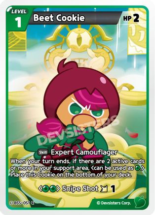 Image of Beet Cookie (BS5-051) - Arena of Glory