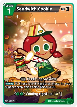 Image of Sandwich Cookie (052) (BS5-052) - Arena of Glory