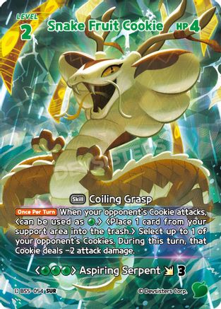 Image of Snake Fruit Cookie (SUR) (BS5-054) - Arena of Glory Foil
