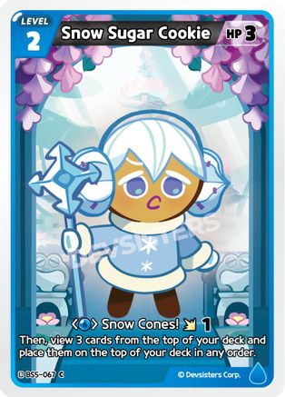 Image of Snow Sugar Cookie (BS5-067) - Arena of Glory