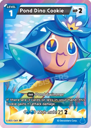 Image of Pond Dino Cookie (BS5-069) - Arena of Glory Foil