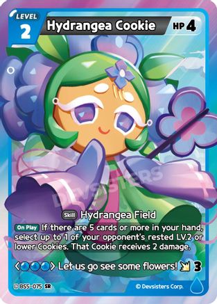 Image of Hydrangea Cookie (BS5-075) - Arena of Glory Foil