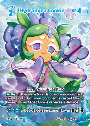 Image of Hydrangea Cookie (SSR) (BS5-075) - Arena of Glory Foil