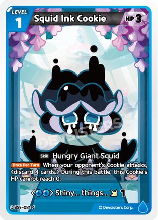 Image of Squid Ink Cookie (BS5-081) - Arena of Glory
