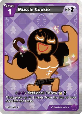 Image of Muscle Cookie (BS5-089) - Arena of Glory Foil