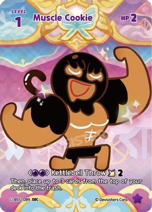 Image of Muscle Cookie (SEC) (BS5-089) - Arena of Glory Foil