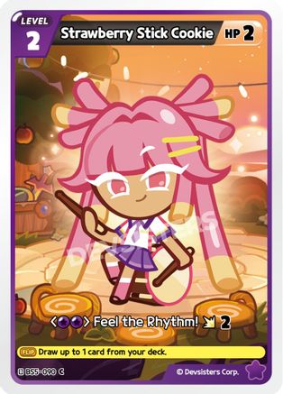 Image of Strawberry Stick Cookie (090) (BS5-090) - Arena of Glory