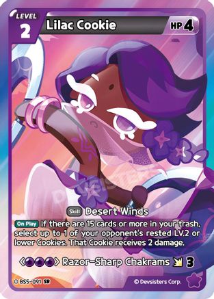 Image of Lilac Cookie (BS5-091) - Arena of Glory Foil