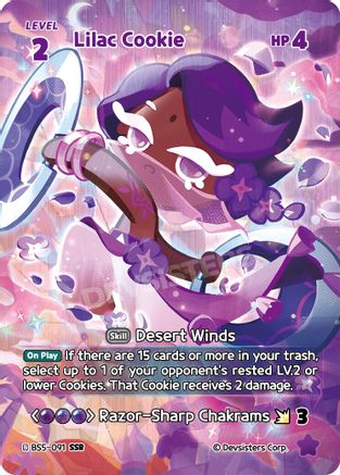 Image of Lilac Cookie (SSR) (BS5-091) - Arena of Glory Foil