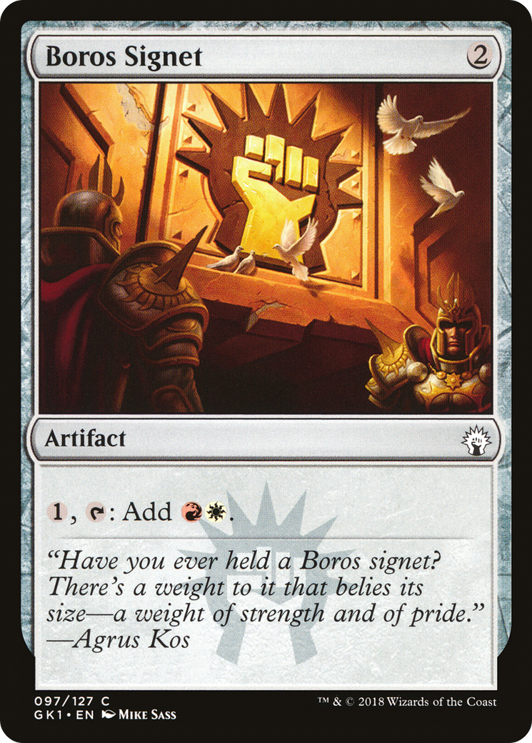 Image of Boros Signet (GR1-097) - GRN Guild Kit