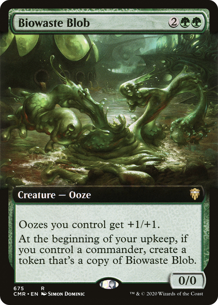 Image of Biowaste Blob (Extended Art) (CMR-675) - Commander Legends: (Extended Art)