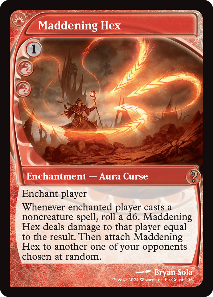 Image of Maddening Hex (Future Sight) (MB2-195) - Mystery Booster 2 Foil