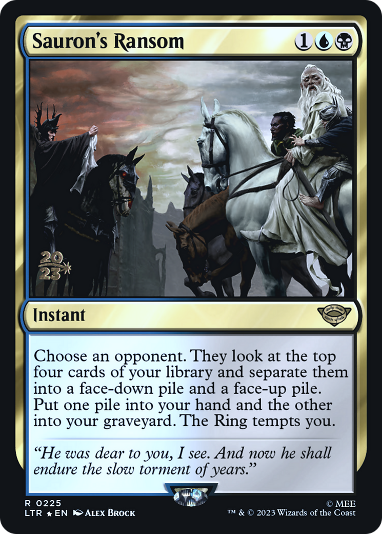 Image of Sauron's Ransom (PRE-225) - Tales of Middle-earth Promos Foil