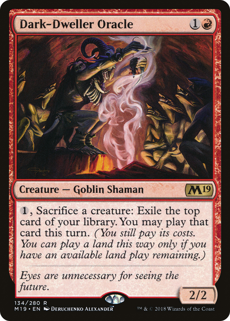 Image of Dark-Dweller Oracle (M19-134) - Core Set 2019