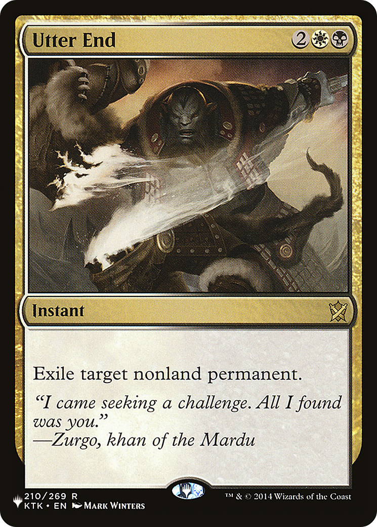 Image of Utter End (LIST-KTK-210) - The List