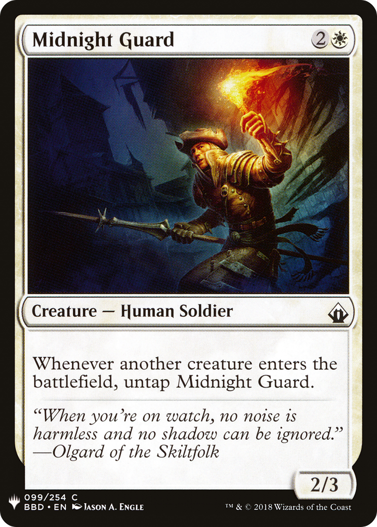 Image of Midnight Guard (LIST-099) - The List